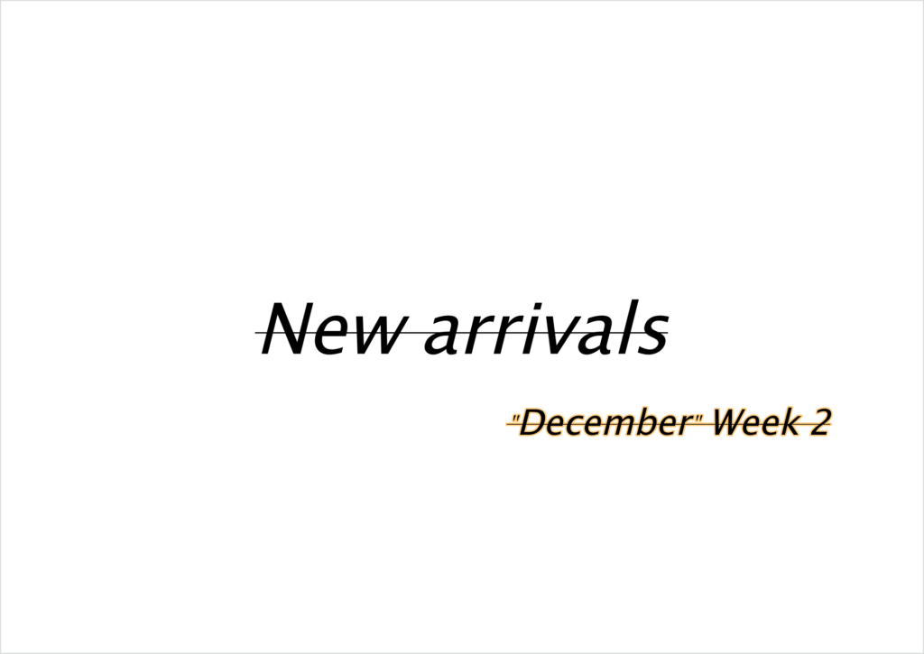 “December” Week 2